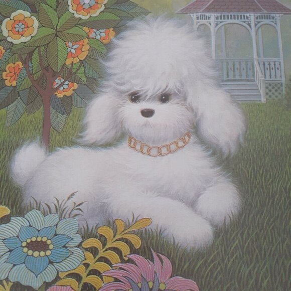 Arthur A Kaplan K Chin Puppies Kitten Floral Prints Set of 3 - Picture 11 of 16